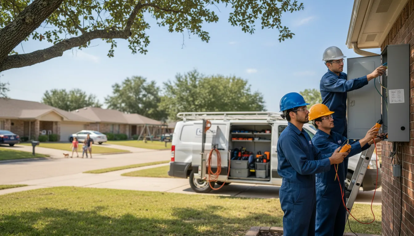 Certified electrician providing emergency electrical services in Decorah, IA